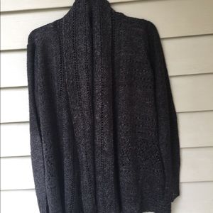 Gray knit sweater